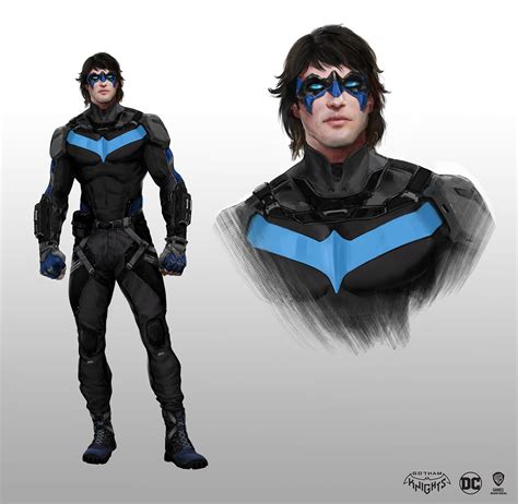 Nightwing Year One Suit Art - Gotham Knights Art Gallery