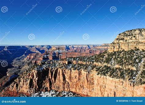 Grand Canyon in January stock photo. Image of carved, american - 8058946
