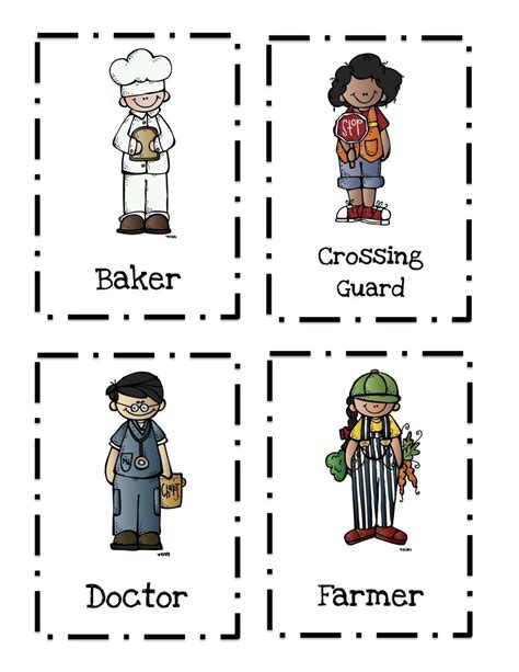 Printable Pictures Of Community Workers - Printable Board Games