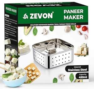 ZEVON® Paneer Maker Steel - Paneer Maker Mould Press with Square ...