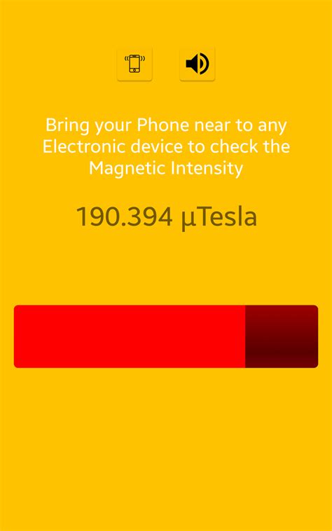 Electromagnetic Radiation Detector- Magnetometer - App on Amazon Appstore
