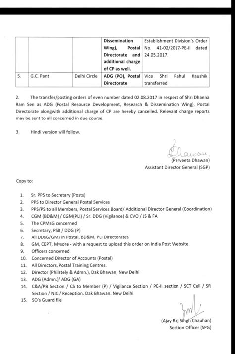 Transfers/Postings/Re-allotments in the Senior Time Scale(STS)/Junior ...