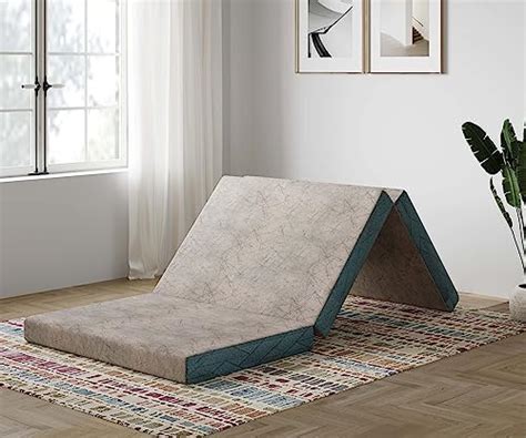 Springwel Body Cloud 4, 3 fold Portable PU Foam Mattress, Travel ...