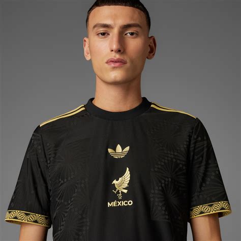 Mexico Gold Jersey - Black | adidas Hong Kong