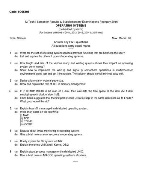 Operating System File Management Notes Question for Exams 的图像结果