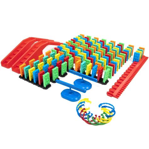 Buy Bulk Dominoes 143 pcs Kinetic Dominoes Stacking Building Toppling ...