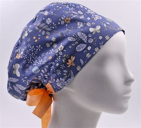 Surgical Scrub Hat Scrub Hats Womens Scrub Caps Floral | Etsy