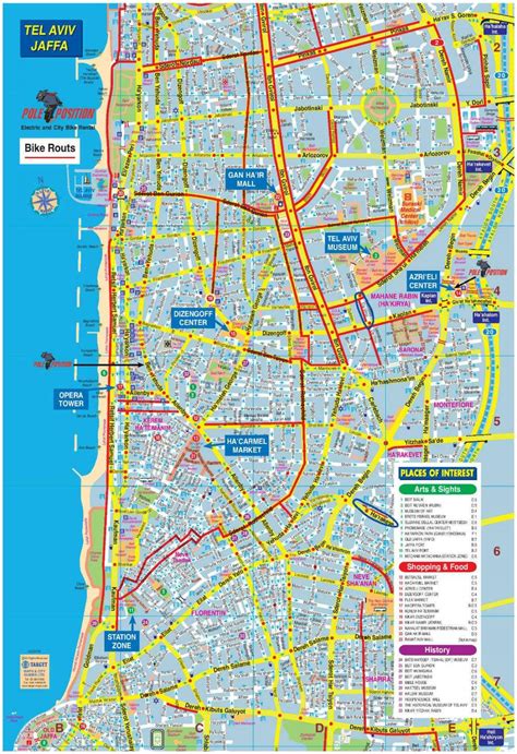 Yad Harabim St Tel Aviv Map