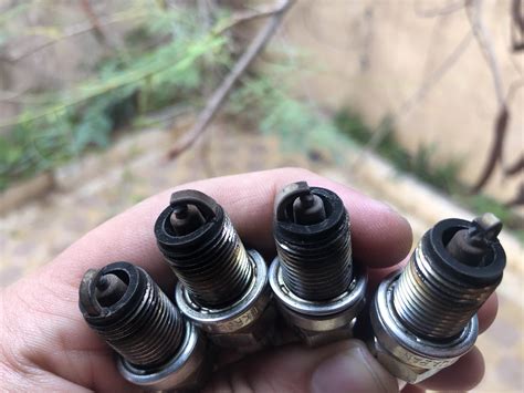 Car Burning Oil Spark Plugs