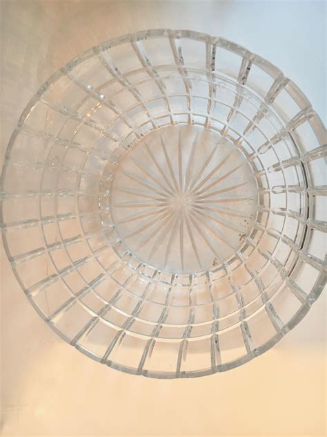 Cut Crystal Serving Bowl at 1stDibs | cut glass serving bowl, cut glass ...