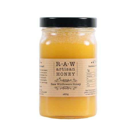 Raw Wildflower Honey unheated and unprocessed 100% pure natural Honey ...