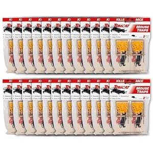 Tomcat Wooden Mouse Traps, 2 Traps/Pack (24-Pack) : Amazon.in: Garden ...