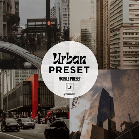 Pack Urban Preset | Lightroom Mobile - Yhasmin Vitória Alves Duart...
