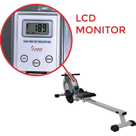 Sunny Health & Fitness Magnetic Rowing Machine | Academy