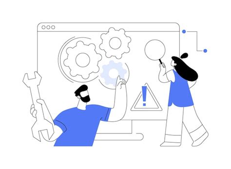 Image result for Find Computer Problem Vector