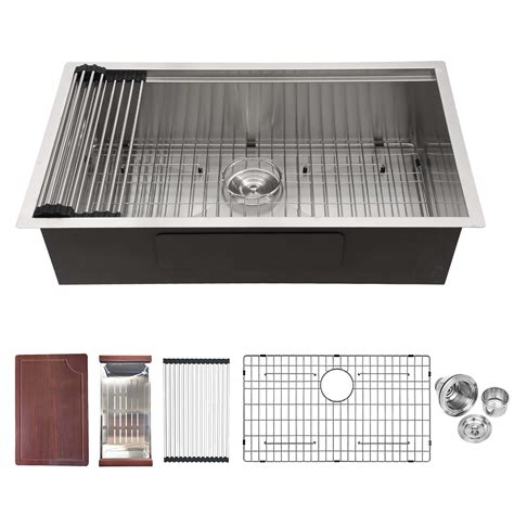 30 Undermount Kitchen Sink Logmey 30 Inch Kitchen Sink Undermount ...