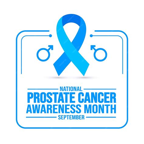 Premium Vector | September is prostate cancer awareness month ...