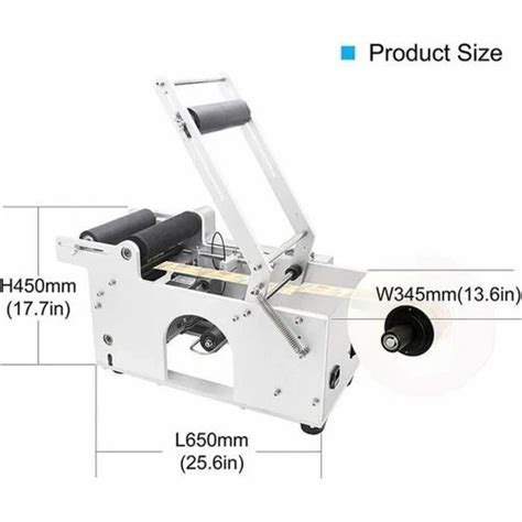 Label Applicator Machines - Round Bottle Label Applicator - Semi ...