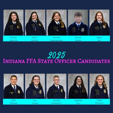 Ten candidates vie for seven Indiana FFA state officer positions | WBIW