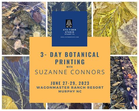 3 Day Botanical Print Workshop, WagonMaster Ranch Resort, Adventure ...