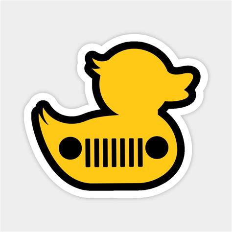 Duck duck jeep plain magnet – Artofit