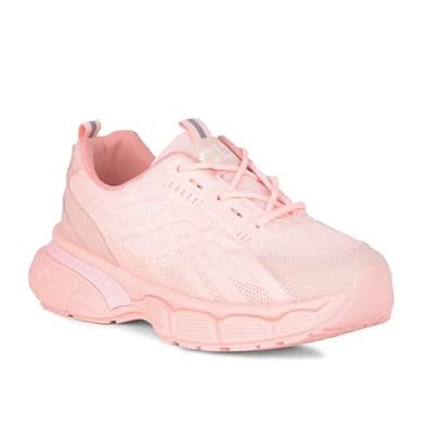 Buy Calcetto Women's LDS-034 Pink Chunky Lifestyle Shoes | Stylish ...