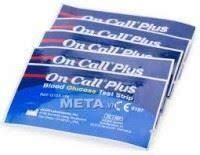 buy oncall plus glucometer 50 individual foiled strips