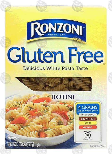 Groceries-Express.com Product Infomation for Ronzoni rotini, gluten ...