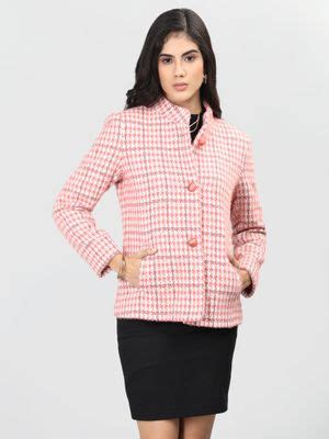 Buy Lure Urban Women Check Winter Wear Coat Online