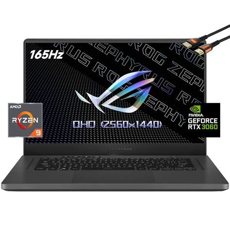 ASUS ROG Zephyrus G15 Slim Flagship Gaming Laptop, 15.6" 165Hz QHD ...