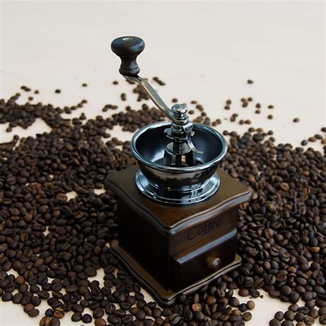 复古木质不锈钢芯咖啡磨豆机手摇咖啡研磨器胡椒磨手动咖啡机便携-阿里巴巴