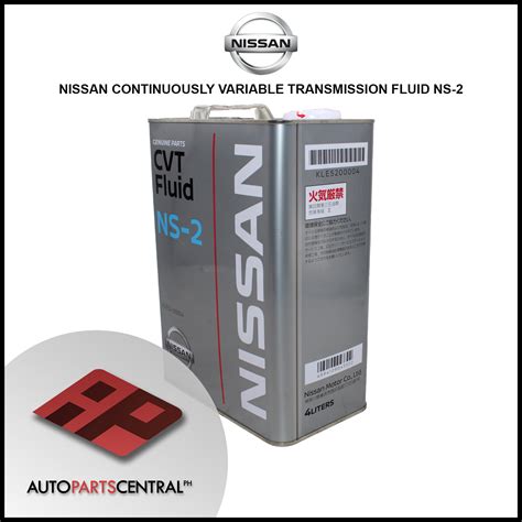 Nissan Continuously Variable Transmission Fluid NS-2 1Gallon (4Liters) - AutoPartsCentralPH