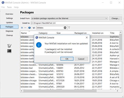 MiKTeX Console Install 的图像结果