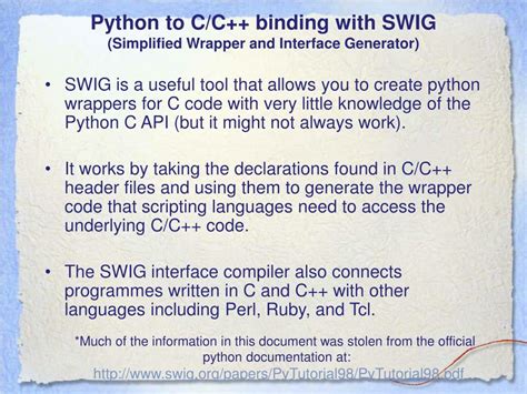 Image result for Python C++ Binding