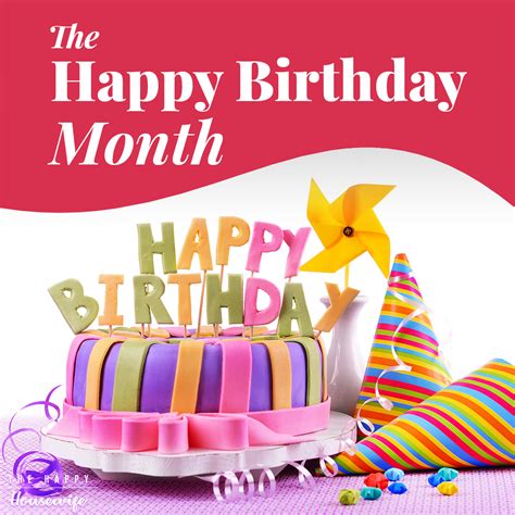 The Happy Birthday Month - The Happy Housewife™ :: Frugal Living