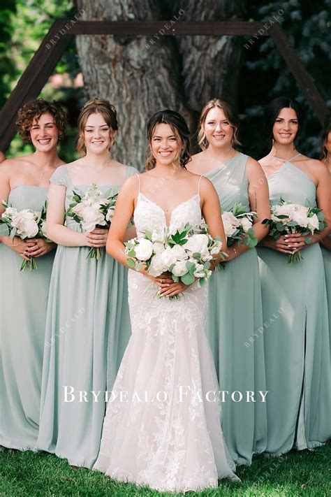 Wedding Dress | Lace Thin Straps Trumpet Forest Bridal Gown