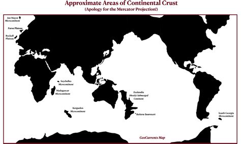 Mapping Continents Based on Continental Crust - GeoCurrents
