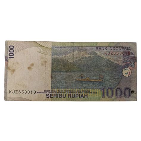 Indonesia 1000 Rupiah Used Note