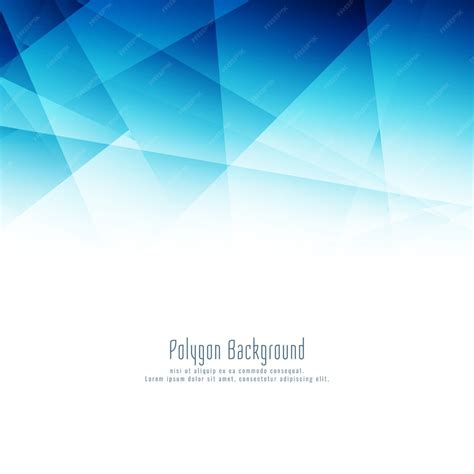Abstract stylish blue polygon design background | Premium Vector