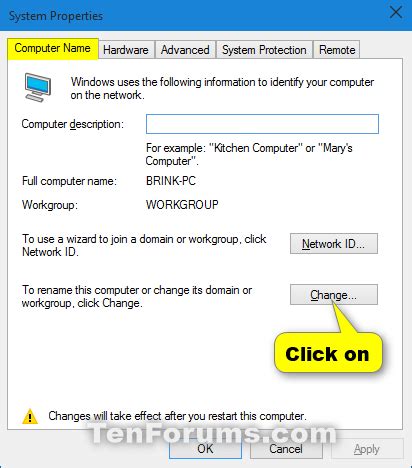 Change Computer Name 的图像结果