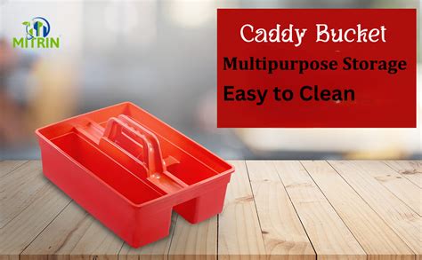 Mitrin Plastic Tote/Caddy Buckets/Industrial ABS Plastic Bucket Plastic ...