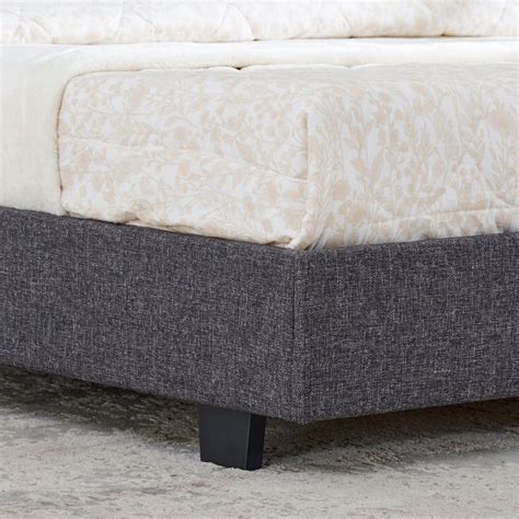 Buy Connect Diamond Queen Bed - Grey from Home Centre at just INR 22498.0