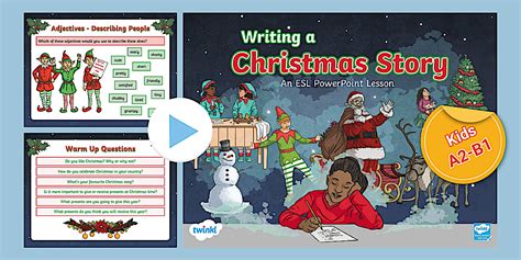 ESL Writing a Christmas Story