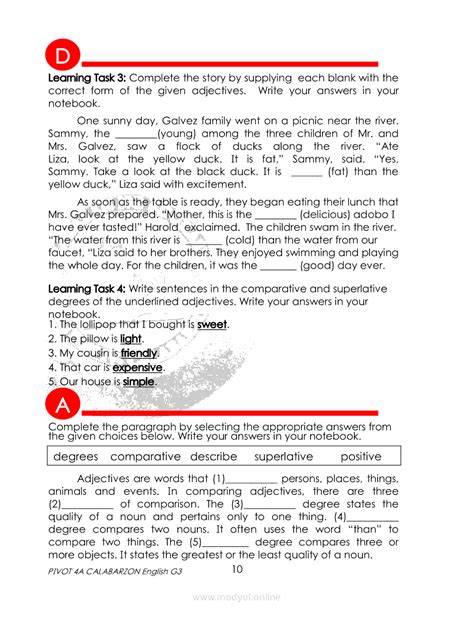 Image result for Grade 3 Module 4 Lesson 3