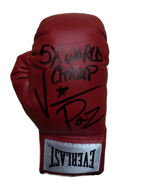 Vinny Paz Pazienza Hand Signed Boxing Glove | Gold Star Memorabilia