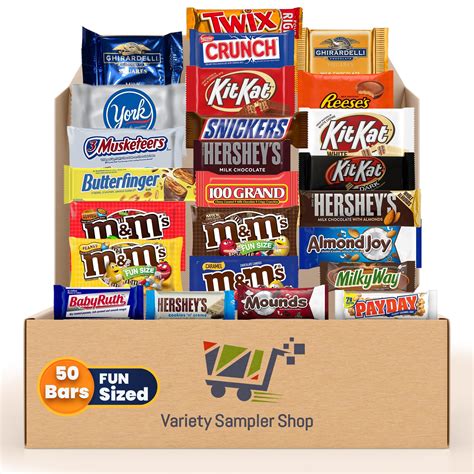 Chocolate Candy Variety Pack Gift Box 50 Fun Size Candy | Desertcart INDIA