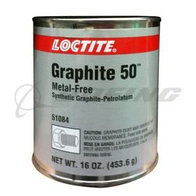 51084: ANTI-SEIZE: GRAPHITE-50,1LB, LOCTITE,METAL-FREE,BRUSHTOP ...