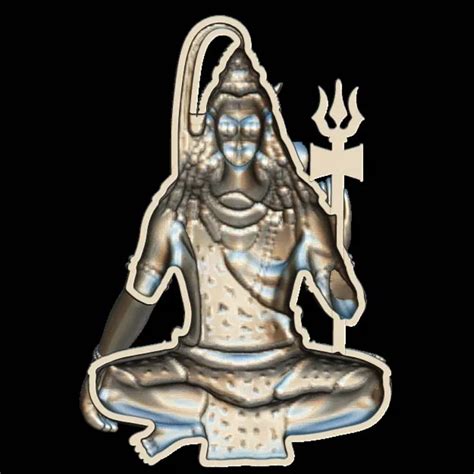 Exquisite Shiv 3D Model for Jewelry