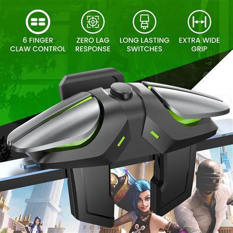 SpinBot BattleMods Argo 4 Buttons Gaming Trigger | Get a Six Finger Cl