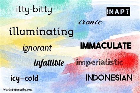 351 Adjectives That Start With I | Words To Describe